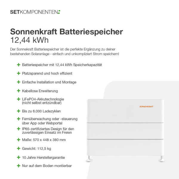 21100 Solaranlage Universaldach 4kwp Mit Speicher 12,44kwh 07