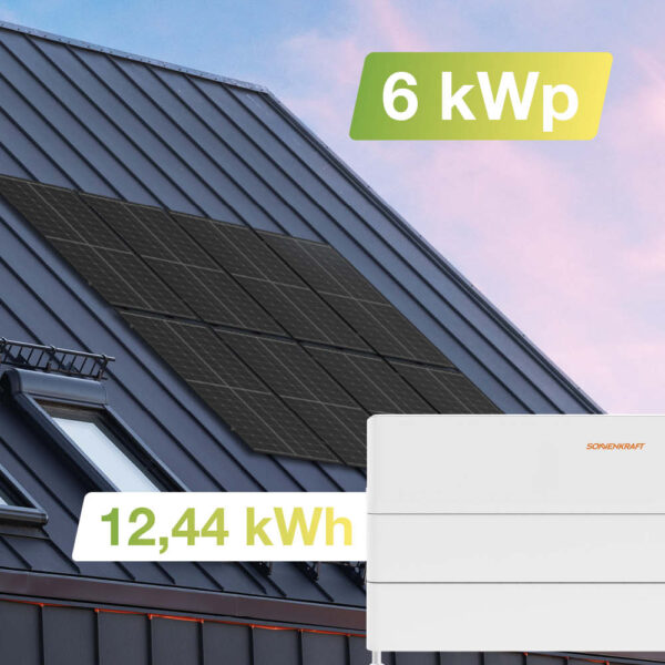 21101 Solaranlage Universaldach 6kwp Mit Speicher 1244kwh