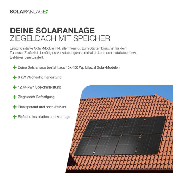 21110 Solaranlage Ziegeldach 4kwp Mit Speicher 12,44kwh 02