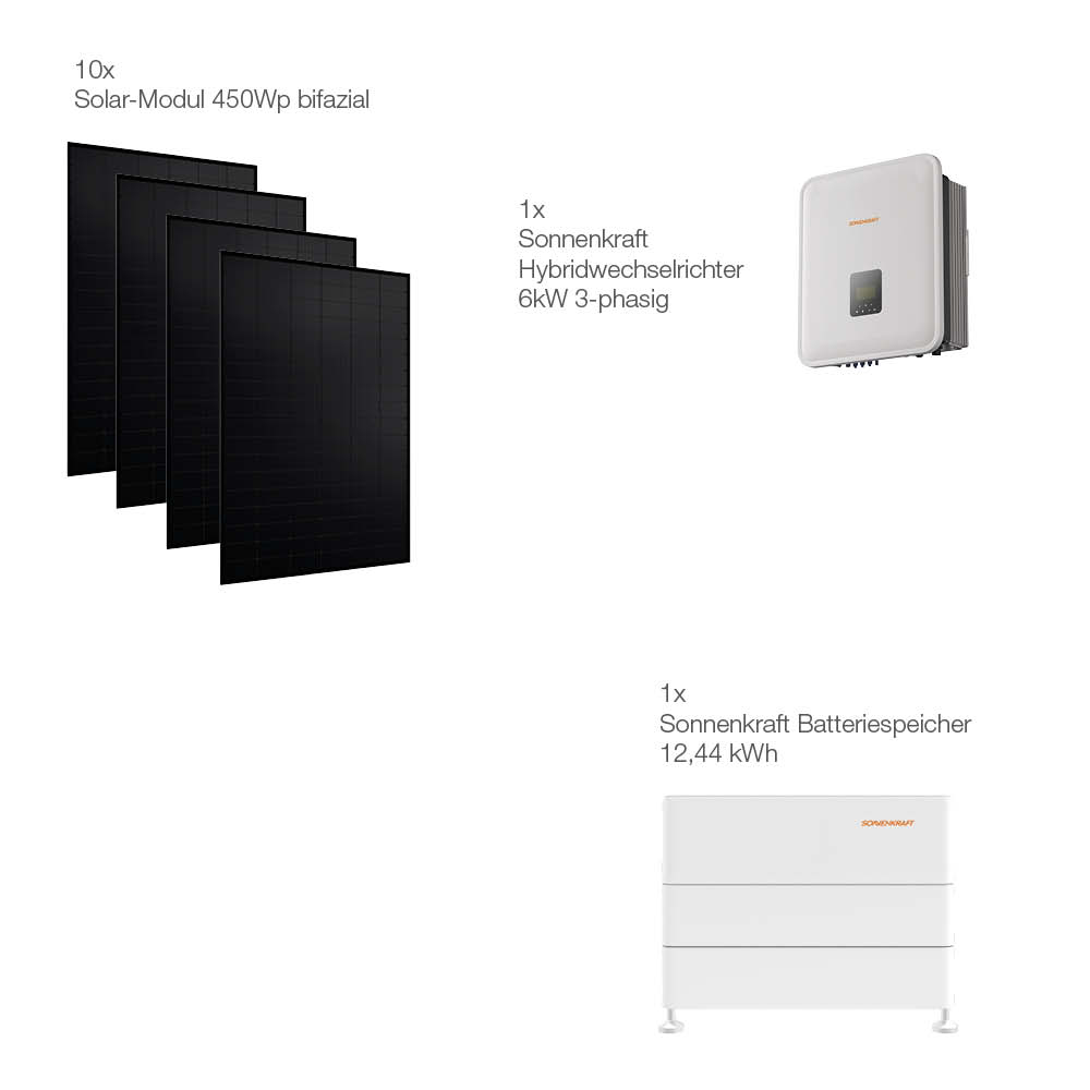 22100 Solaranlage 4kwp Mit Speicher 12,44kwh Ohne Halterung 09