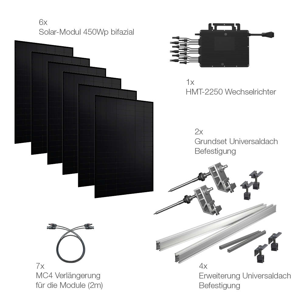 20347 Solarkraftwerk Universaldach 2700:2250 3 Phasig Bifazial 08