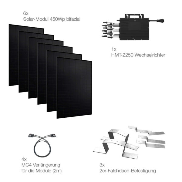 20351 Solarkraftwerk Flachdach 2700:2250 3 Phasig Bifazial 08