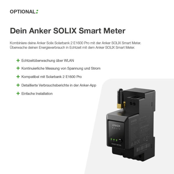 20345 Balkonkraftwerk Basic 900:800 Bifazial Mit Balkonkraftwerkspeicher 1,60kwh Anker Solix Solarbank 2 E1600 Pro 09