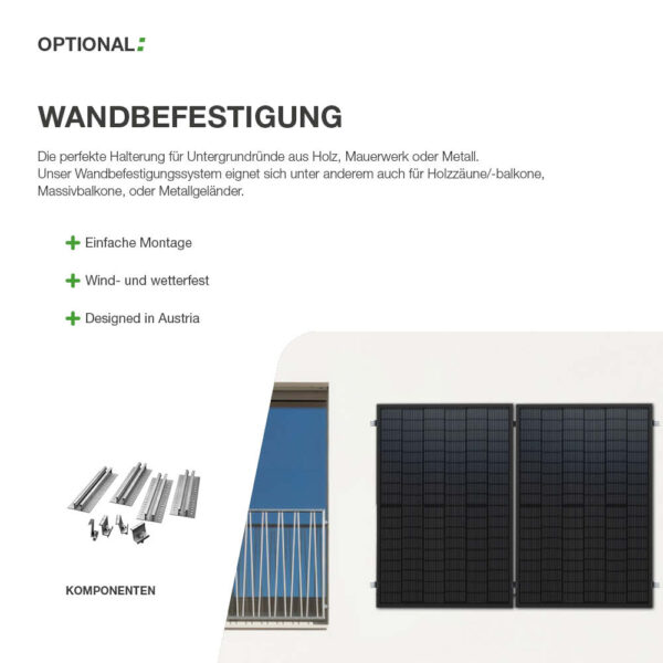 20353 Balkonkraftwerk Basic 1800:800 Bifazial Mit Balkonkraftwerkspeicher 1,60kwh Anker Solix Solarbank 2 E1600 Pro 14