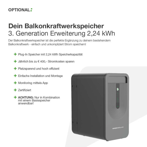 20355 Balkonkraftwerk Basic 1800:800 Bifazial Mit V3 Balkonkraftwerkspeicher Basis 2,24 Kwh 08